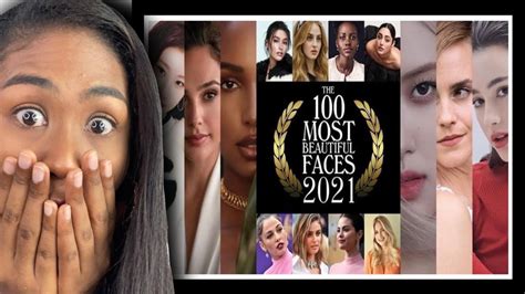 The 100 Most Beautiful Faces Of 2021 Reaction Youtube