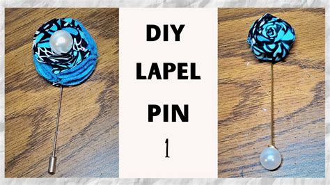 How To Make Lapel Pin Method 1 Diy Lapel Pin Lapel Pin Tutorial