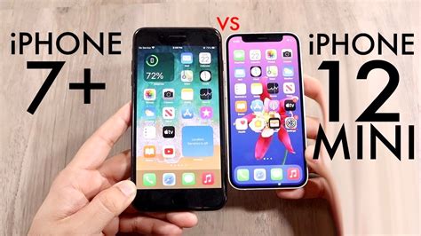 Iphone 12 Mini Vs Iphone 7 Plus Comparison Review Youtube