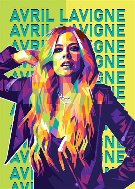 Avril Lavigne Poster By Mztgr7 Displate Poster Prints Avril