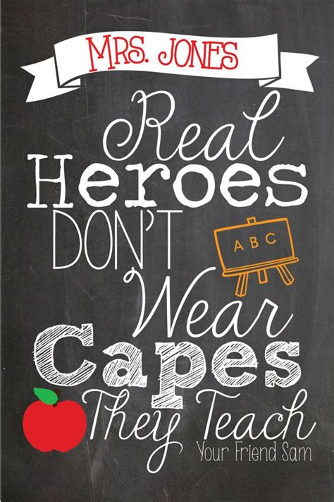 These teacher appreciation quotes, like teacher appreciation poems, are perfect for using in thank you cards for teacher appreciation week and all year through. Cute Teacher Gift! personalized Teacher appreciation quote. #teacherg… | Teacher appreciation ...