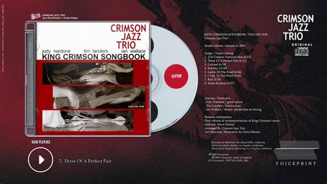 Crimson Jazz Trio King Crimson Songbook Volume 1 2005 Cd