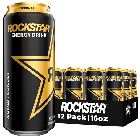Rockstar Original Energy Drink 16 Oz 12 Pack Cans