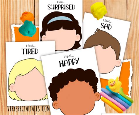 14 Emotions Playdough Mats Fun Social And Emotional Learning Very Special Tales