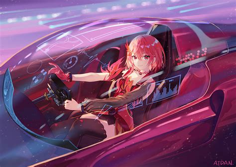 Anime Girl For Scifi Ride 4k Hd Anime 4k Wallpapers Images