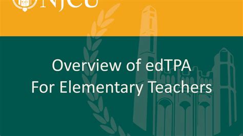 Edtpa Overview Elementary Video Youtube