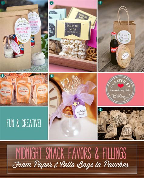 Midnight Snack Wedding Favor Ideas