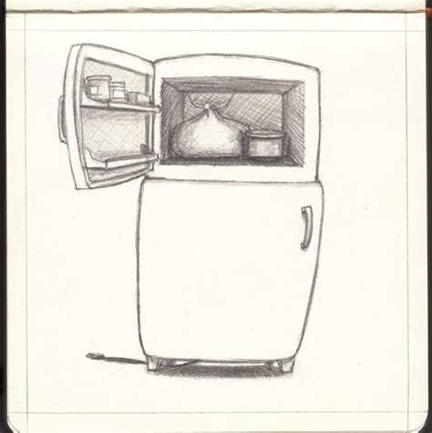 Refrigerator Sketch At Explore Collection Of
