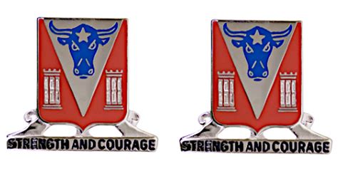 Army Crest 82nd Engineer Bn Motto Strength And Courage