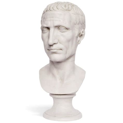 Julius Caesar Marble Head Copy Of The Vatican Museums Rome