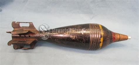 Stewarts Military Antiques Japanese Wwii 81mm Mortar Round Inert