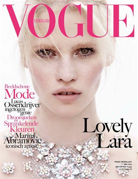 Lara Stone For Vogue Netherlands May 2012