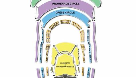 concert hall seating chart