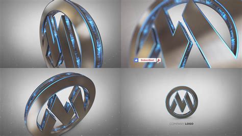 After Effects Template 3D Logo Intro - YouTube
