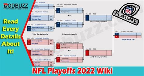 Nfl Playoffs 2022 Wiki Jan Find Full Schedule Here