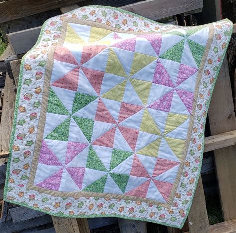 Buy Pinwheel Baby Quilt Pattern Online In India Etsy