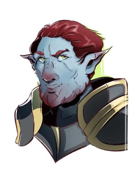 Art Portrait Of My Forge Domain Firbolg Cleric Leoven Rdnd