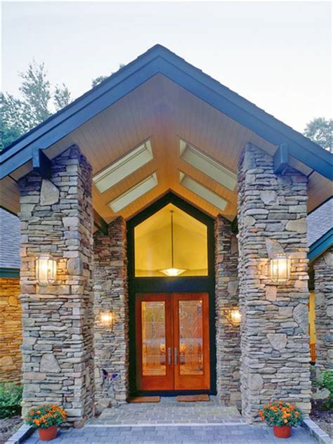 Stunning Stone Home Designs The House Designers