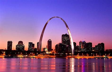 St Louis Gateway Arch St Louis Gateway Arch Skyline View Skyline