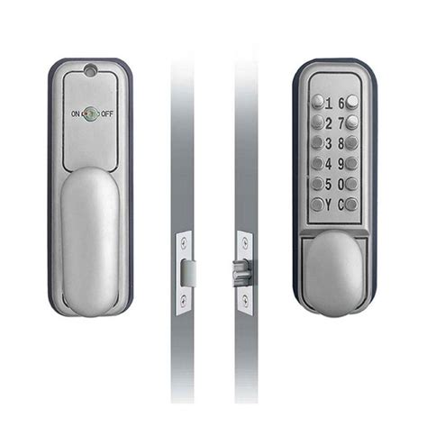 Mechanical Digital Door Lock Waterproof Zinc Alloy Push Button Keyless