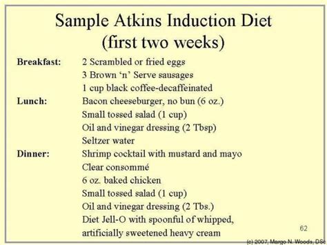 First, there's a strict induction phase, and then ongoing the strictest stage of the atkins diet, this first getting started phase allows eating only 20 grams of carbohydrates each day, typically as vegetables. Sample Atkins Induction Diet (first two weeks) | Atkins ...