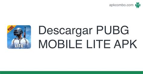 Descargar Pubg Mobile Lite Apk Última Versión