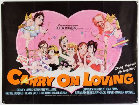 Carry On Loving 1970 British Quad Film Poster Artwork By Eric