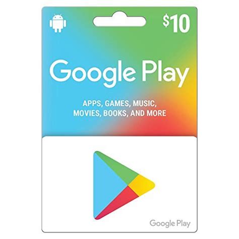 Buy a gift card at a store near you and give the latest entertainment for android devices and more. Buy Google play gift card 10$ and download