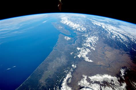 Panorama Of The Pacific Northwest Photographed From The International