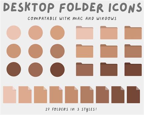Nude Folder Icons For Mac And Windows Desktop Icons MacBook Icons