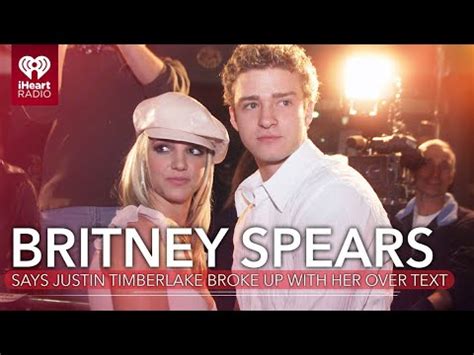 Britney Spears Confirms Justin Timberlake Broke Up With Her Over Text