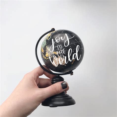 Custom World Globe Mini Globe Personalized Globe World Etsy