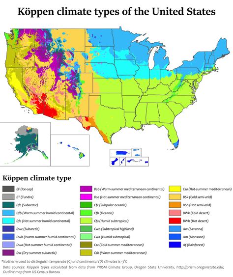 Climate Of The United States Wikipedia Climates The Unit Map