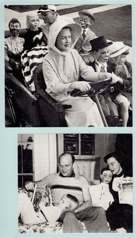 Candice Bergen And Her Parents Edgar Bergen And Frances Bergen And