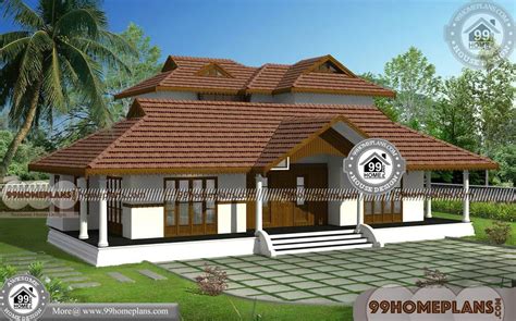 Nadumuttam Veedu 100 Two Storey House Plans Traditional Designs