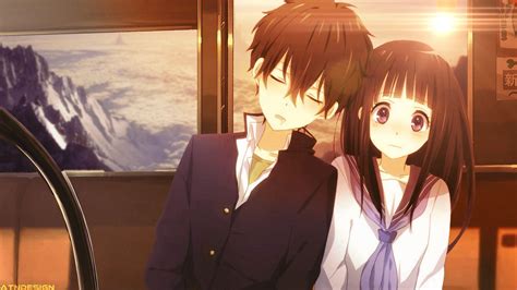 Cute Anime Couple Kissing Wallpapers Wallpaper Cave Riset