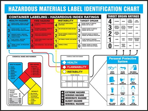 Hazardous Materials Identification Poster SP125159