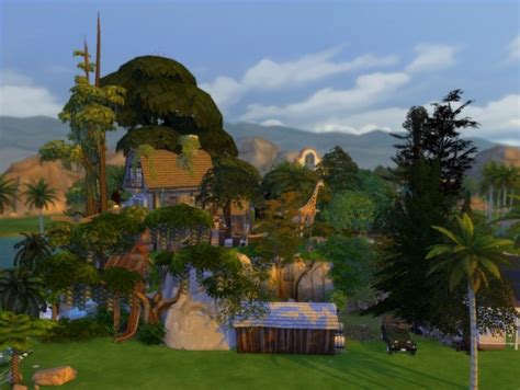 Jungle Adventure All In One Lot By Artrui At Mod The Sims Sims 4 Updates