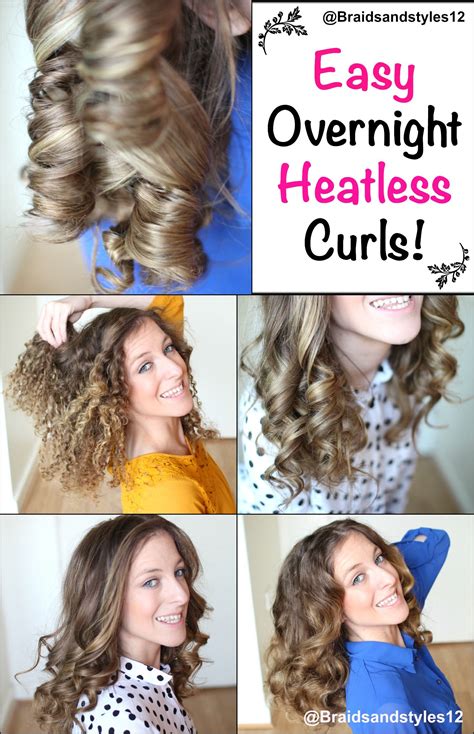 youtube hair styles hair without heat heatless curls