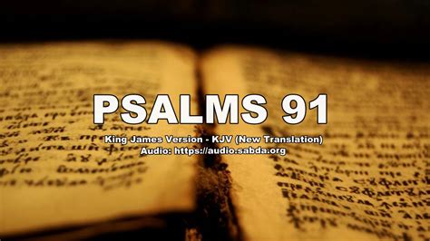 Psalms 91 Audio Alkitab Bahasa Inggris King James Version Kjv