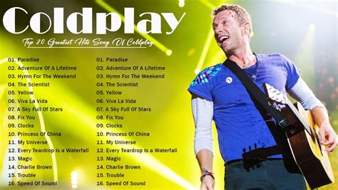 Top 20 Coldplay Greatest Hits Playlist 💛💛best Songs Of Coldplay