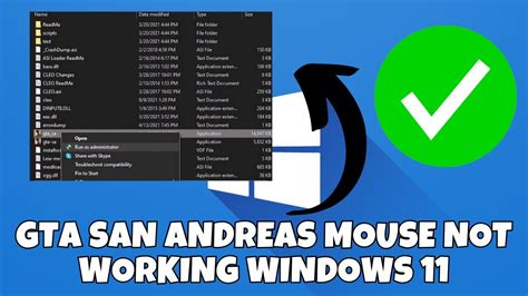 How To Fix Gta San Andreas Mouse Not Working Windows 11 Gta San