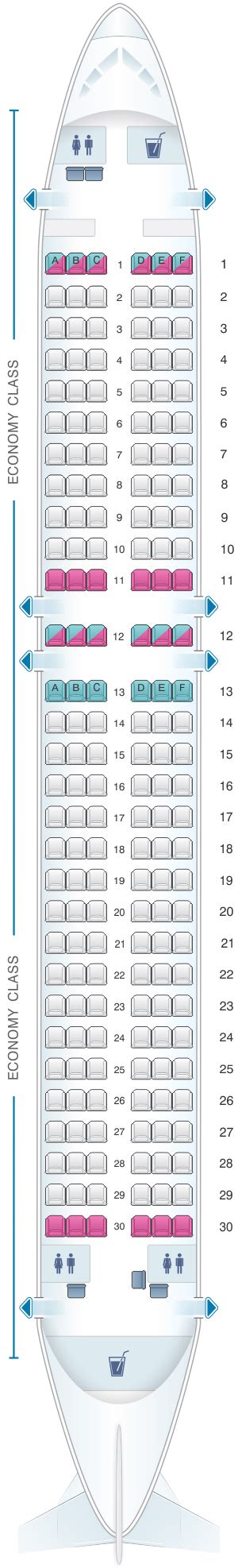 Seat Map Freebird Airlines Airbus A320 Seatmaestro