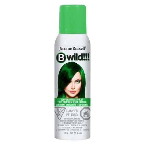 Jerome Russell Bwild Temporary Hair Color Spray Jaguar Green 35oz