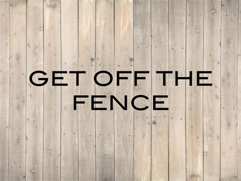 Everybody struggles making decisions, but sometimes we find ourselves sitting on the fence, simply staying stuck in a dysfunctional situation. Get Off the Fence: Homosexuality - Focus Press