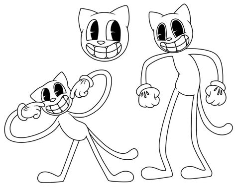 Desenhos De Cartoon Cat 12 Para Colorir E Imprimir ColorirOnline Com