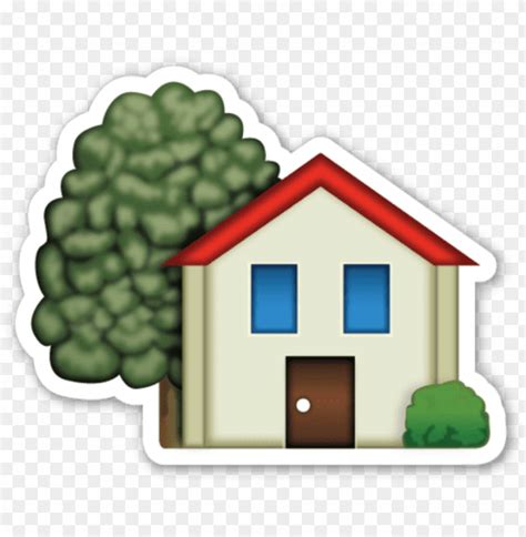 Free Download Hd Png Clipart Houses Emoji Whatsapp Emoji Haus Png