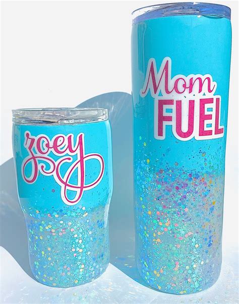 Mother Daughter Tumblers Custom Tumblers Personalized Etsy