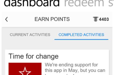 Sign in to your microsoft account and search on bing to keep putting points on the board. bing rewards - WMPoweruser