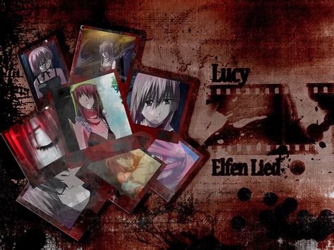 1120551 Painting Anime Red Photography Elfen Lied Nyu Art Color